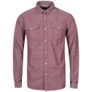 Boxfresh Men's Candie Long Sleeved Shirt - Red Chambray - XS Image 1