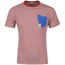Urban Stone Men's Phippie Fine Stripe T-Shirt - Red - S - Red Image 1