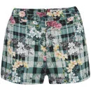 Glamorous Women's Scuba Coordinating Shorts - Green - UK 8 - Green Image 1