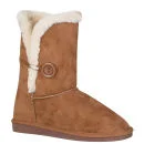 Red Rock Women's Ugg Style Faux Sheepskin Boots - Chestnut - 3 - Chestnut Image 1