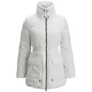 Brave Soul Women's Ghost Long Padded Jacket - White - 8 - White Image 1