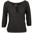 Brave Soul Women's Lucie Floral Top - Black Combo - S Image 1