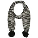 Bench Women's Herrin Kerby Pom Pom Scarf - Black Image 1