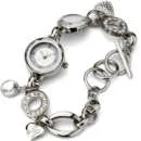 Lipsy Heart Charm Watch - Silver Image 1