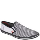 Smith and Jones Men's Stripoid Pump - White - 6 - White Image 1