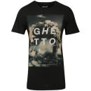 nANA jUDY Men's Ghetto Printed T-Shirt - Black Shadow - S - Black Shadow Image 1