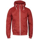 Soul Star Men's Americano Zip Through Jacket - Red - S - Red Image 1