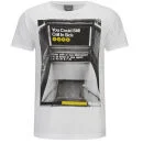 Bench Men's Call In Sick Print T-Shirt - White - S - White Image 1