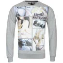 Soul Star Men's Hot Crew Sweat - Grey Melange - S - Grey Melange Image 1
