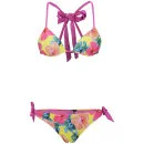 South Beach Women's Fleur Multiway Push Up Bikini - Multi - 8 - Multi Image 1