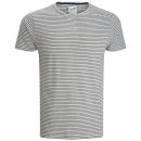 Boxfresh Men's Labret Skinny Stripe Tee - White/Black Pinstripe - S - White/Black Pinstripe Image 1