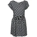 Chickster Women's Polka Dot Dress - Black - 8 - Black Image 1