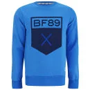 Boxfresh Men's Hadal Crew Neckline Sweat - Brilliant Blue - S - Brilliant Blue Image 1