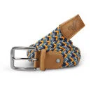 Voi Men's Donald Nylon Weave Belt - Navy/Orange - One Size - Navy/Orange Image 1