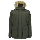 Ringspun Men's Mike Ripstop Parka Coat - Khaki - S - Khaki Image 1