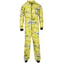Homer Simpson Men's Printed Onesie - Yellow - S - Yellow Image 1