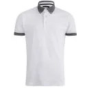 French Connection Men's Black Caravan Peached Plain Polo - White - S - White Image 1