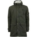 Tokyo Laundry Men's Gecko Sherpa Lined Parka Jacket - Forest Night/Ivory - S - Forest Night/Ivory Image 1