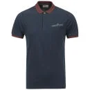Boxfresh Men's Kadin Chambray Pocket Polo Shirt - Navy - S - Navy Image 1