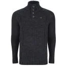 Ringspun Men's Tomales Funnel Knit - Navy Marl - S - Navy Marl Image 1