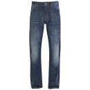 Bench Men's Density Loose Fit Jeans - Mid Wash - 30R - Mid Wash Image 1
