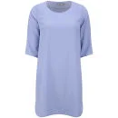 LOVE Women's Dolphin Drop Hem Shift Dress - Powder Blue - XS - Blue Image 1