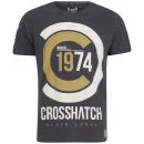Crosshatch Men's Fazedown T-Shirt - Forged Iron - S - Grey Image 1