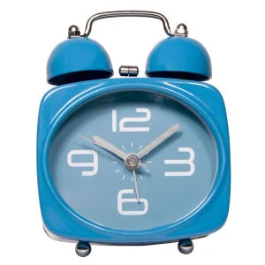 Silent Alarm Clock - Blue Image 1