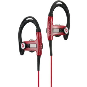 Monster Power Beats by Dr.Dre Sport In-Ear Headphones - Black/Red Image 1