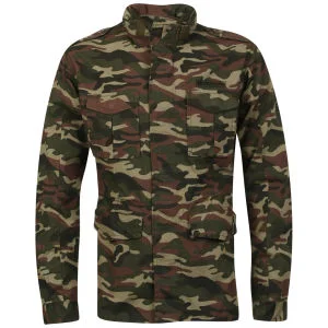 Ringspun Men's Platoon Jacket - Khaki Camo - S - Khaki Camo Image 1