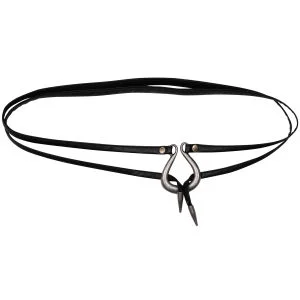 Firetrap Women's Bragg Thong Belt - XS - Black Image 1