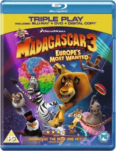 Madagascar 3: Europes Most Wanted - Triple Play (Blu-Ray, DVD and Digital Copy) Image 1