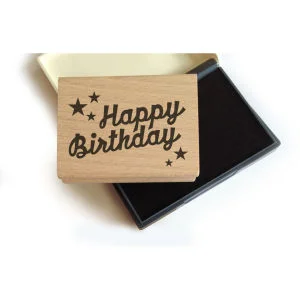 Lollipop Rubber Stamp Set: Happy Birthday Image 1