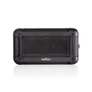 Veho Vecto Water Resistant Wireless Speaker with Integrated 6000mah Phone/Tablet Charger - Black Image 1