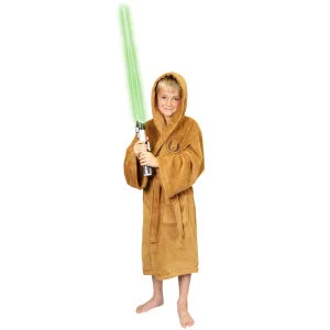 Star Wars Jedi Kids Fleece Bathrobe - Large Image 1