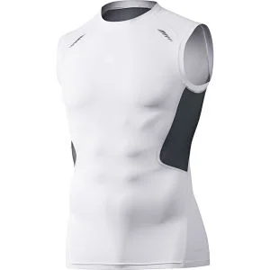 adidas Men's Techfit Preparation Sleeveless T-Shirt - White - S - White Image 1