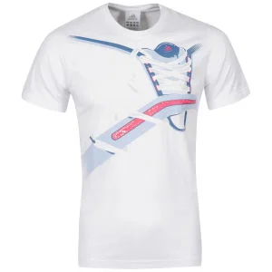 adidas Men's Saltero T-Shirt - White - XS - White Image 1