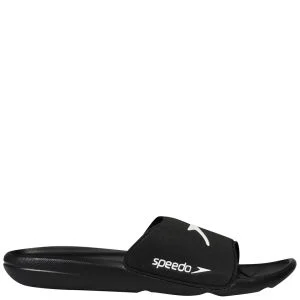 Speedo Men's Core Slide Shoe - Black/White - 6 - Black/White Image 1