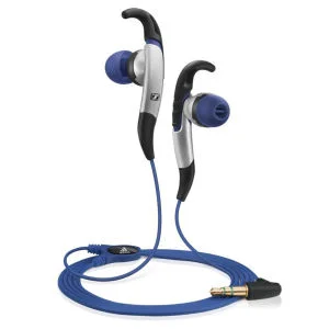 Sennheiser CX685 adidas Sports Earphones - Black/Blue Image 1