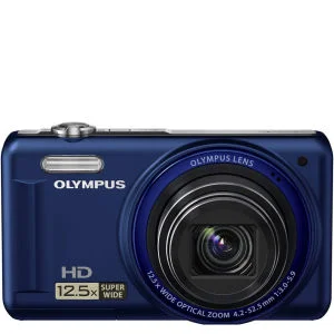 Olympus VR-320 Digital Camera (14MP, 12.5x Super Wide Optical Zoom, 3-Inch LCD) - Blue Image 1