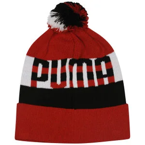 Puma Men's Graphic Beanie - Red/Black Image 1