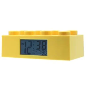 LEGO Alarm Clock Brick - Yellow Image 1