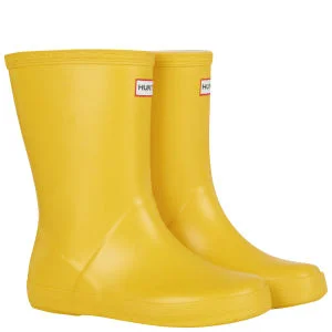 Hunter Kids' First Wellies - Yellow - 8 - Yellow Image 1
