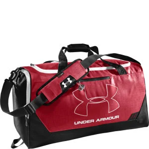 Under Armour Men's Hustle Medium Duffel Bag - Red Image 1
