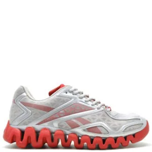 Reebok Men's Reezig Zigsonic Trainers White/Red - 8 - White Image 1