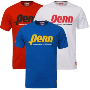 Penn Men's 3-Pack Philly T-Shirt - Red/Blue/White - S - Red/White/Blue Image 1