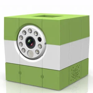 Amaryllo iCAM HD Skype Wireless Remote IP Camera - Green/White Image 1