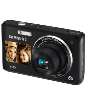 Samsung DV101 Digital Camera (16MP, 5x Optical, 2.7-Inch LCD) - Black Image 1