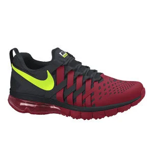Nike Men's Fingertrap Max NRG Training Shoes - Gym Red/Black/Volt Green - UK 8 - Red Image 1