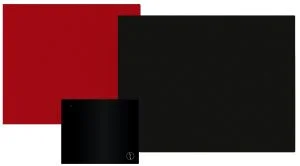 IN2UIT Collage Wireless Bluetooth Stereo Speaker System (Includes Wall Mount) - Black/Red Image 1